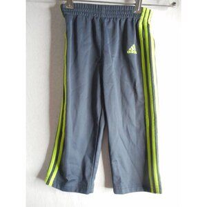 Adidas Size 18M Grey Green Athletic Track pants
